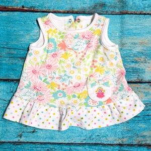 🌺 4/$20 Floral baby girl dress size 3-6 months